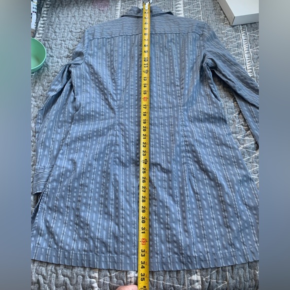New York & Company Long Sleeve Shirt Dress Sz Large - Picture 7 of 7